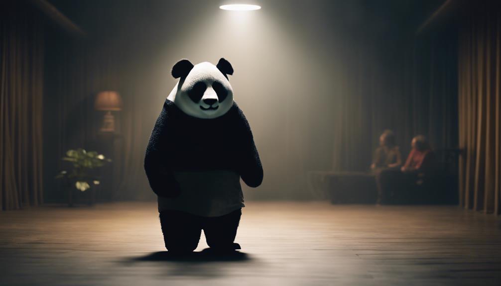 panda revealed in showdown